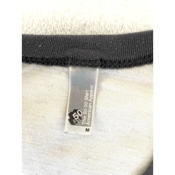 Dolly Parton Raglan Baseball Tee Gray Cream Medium - Picture 7 of 7